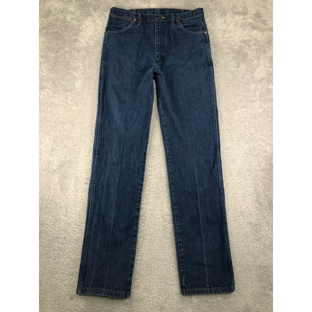Wrangler Jeans Men 34x36 (Tag 35x36) Blue Cowboy Cut 13MWZ Denim